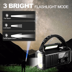 Solar Hand Crank Emergency Radio with Flashlight