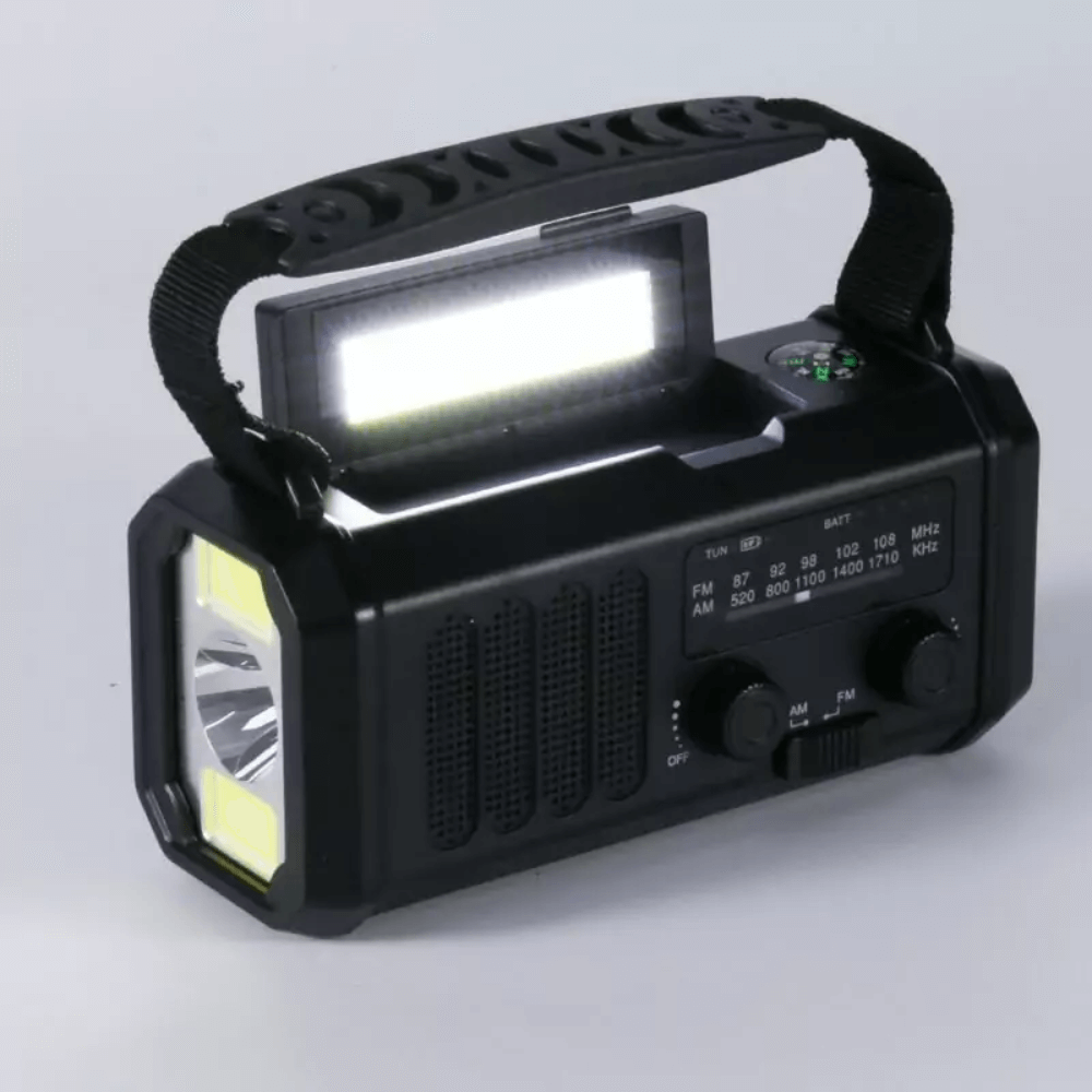 Solar Hand Crank Emergency Radio with Flashlight