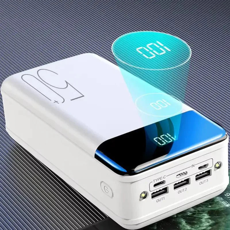 50000mAh Mobile Power Bank with Portable Charger