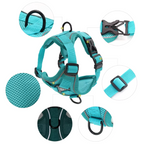 No-Pull Dog Harness with Leash Set Adjustable Padded Pet Vest