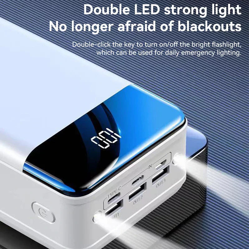 Powerbank 100000mAh Portable Charger USB-C Fast Charging LED Display