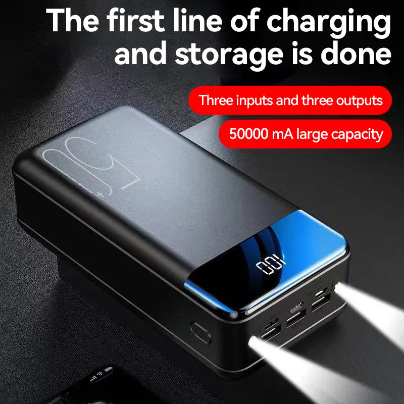 Powerbank 100000mAh Portable Charger USB-C Fast Charging LED Display