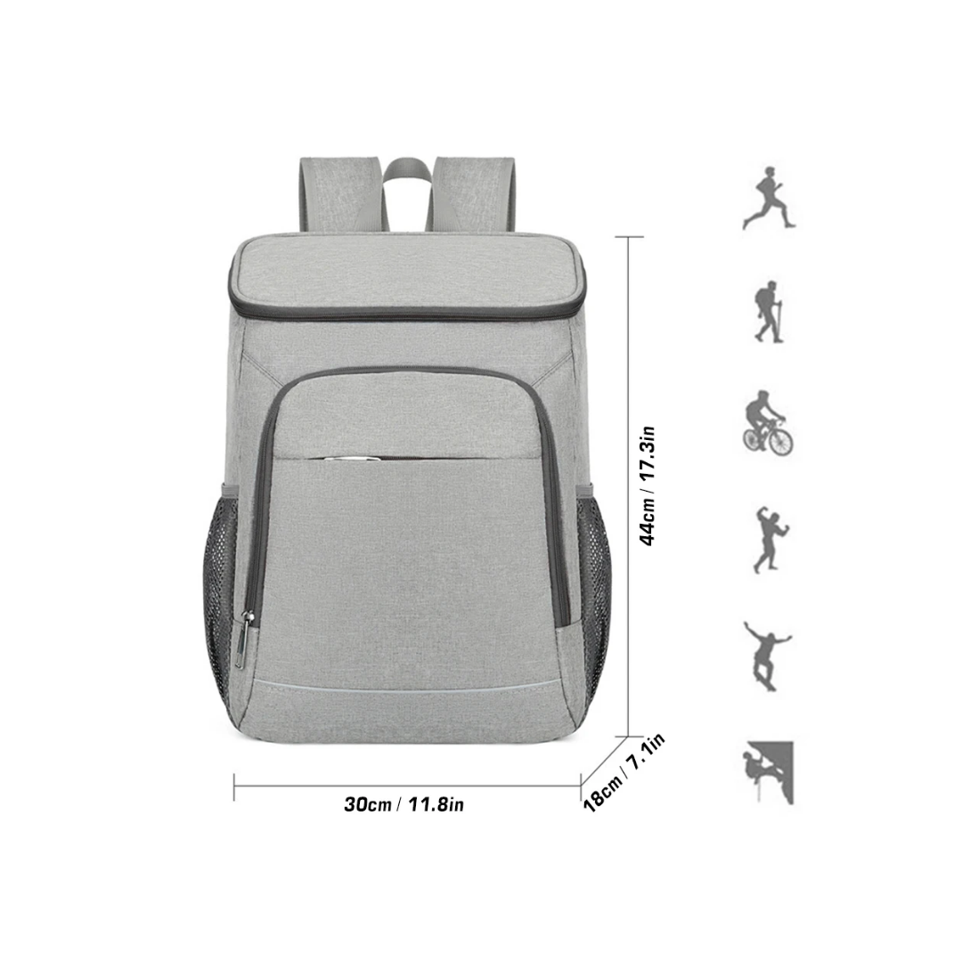 Insulated Cooler Backpack 30 Liter Thermal Lunch Bag