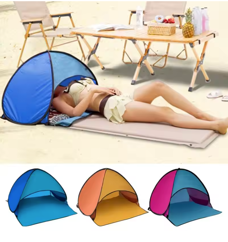 Pop-Up Beach Tent UV Protection Sun Shelter Outdoor Shade Canopy