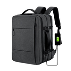 Waterproof USB Travel Backpack with Laptop Compartment and Extra Space