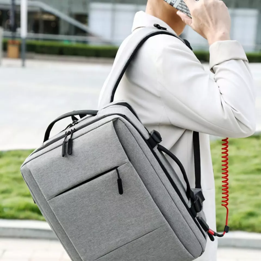 Waterproof USB Travel Backpack with Laptop Compartment and Extra Space