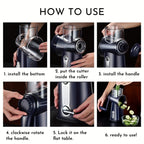 5-in-1 Rotary Cheese Grater and Vegetable Slicer