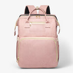 Diaper Backpack with Foldable Travel Bed and Storage Compartments