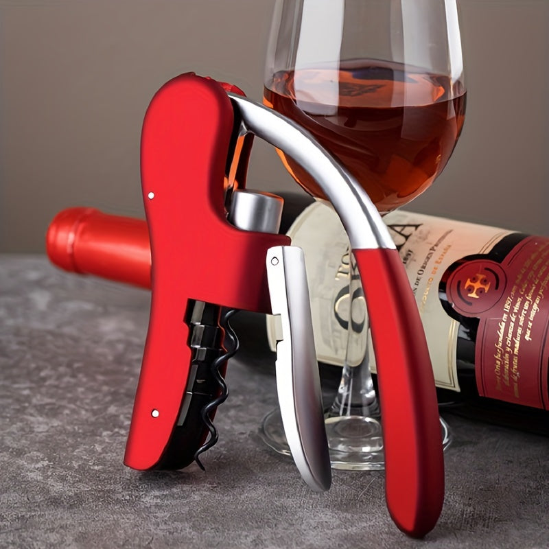 Lever Corkscrew Wine Bottle Opener
