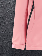 Women’s Hooded Windbreaker Jacket Lightweight Zip-Up Outdoor Coat