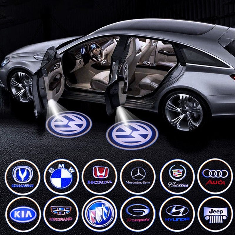 Car Door LED Logo Projector Light with Automatic Sensor