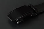 Automatic Adjustable Ratchet Belt Genuine PU Leather Without Holes