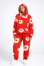 Women's 2-Piece Tracksuit Hoodie and Jogging Pants Set