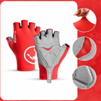 Fingerless Cycling Gloves Breathable Non Slip Grip for Bike Riding