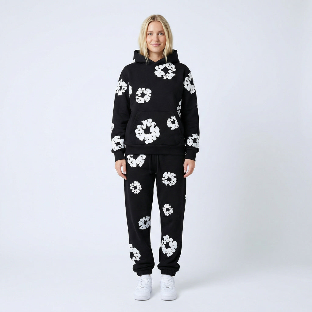Women's 2-Piece Tracksuit Hoodie and Jogging Pants Set