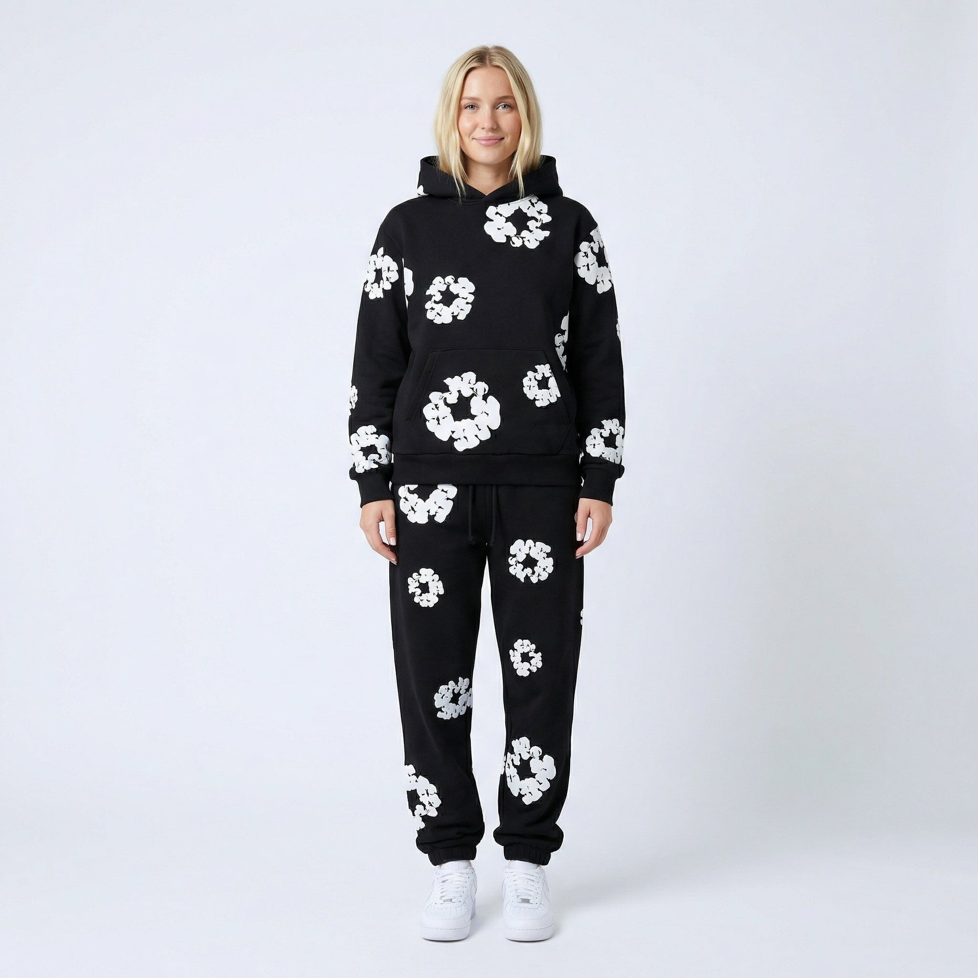 Women's 2-Piece Tracksuit Hoodie and Jogging Pants Set