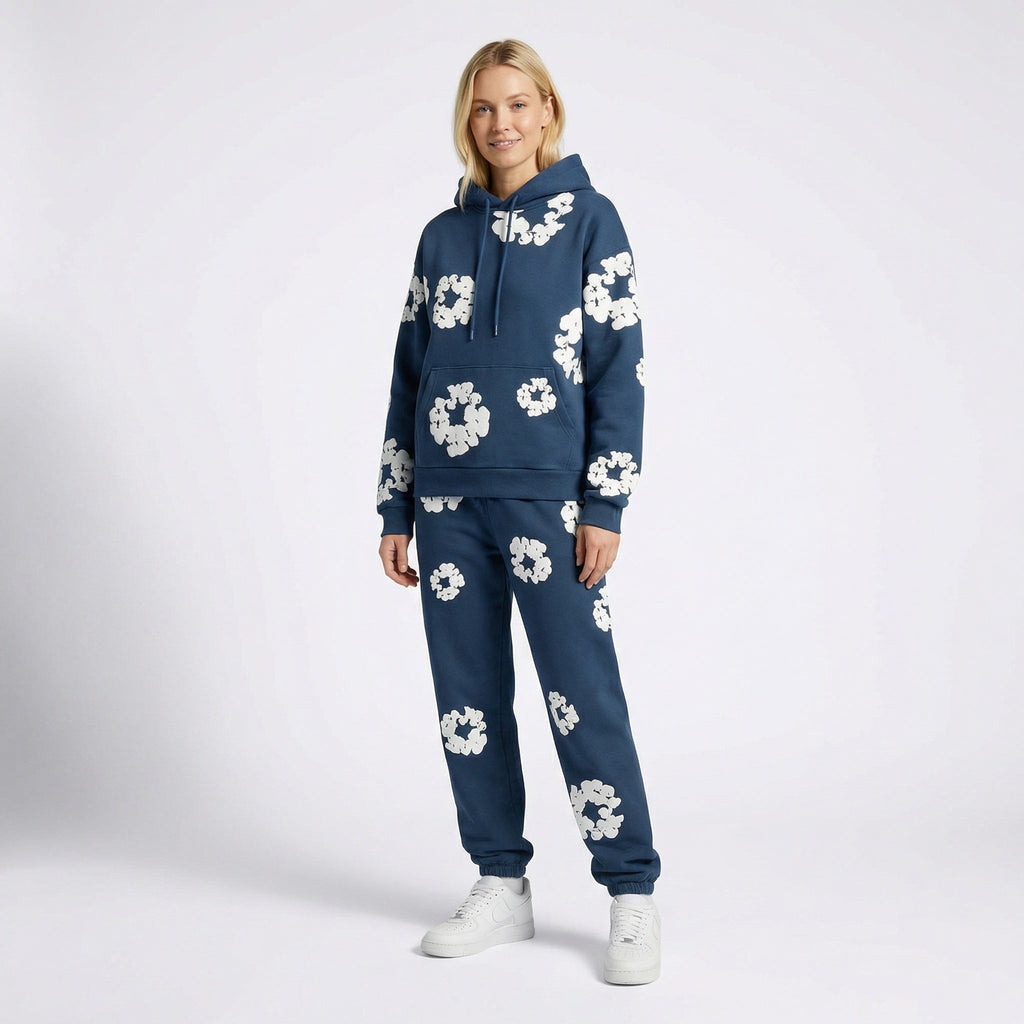 Women's 2-Piece Tracksuit Hoodie and Jogging Pants Set