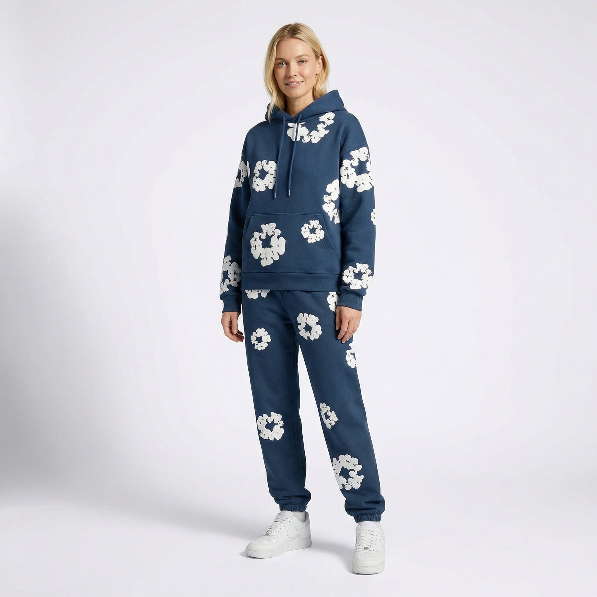Women's 2-Piece Tracksuit Hoodie and Jogging Pants Set