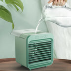 Mini USB Air Cooler with Water Tank and 3 Speed Settings Portable Fan