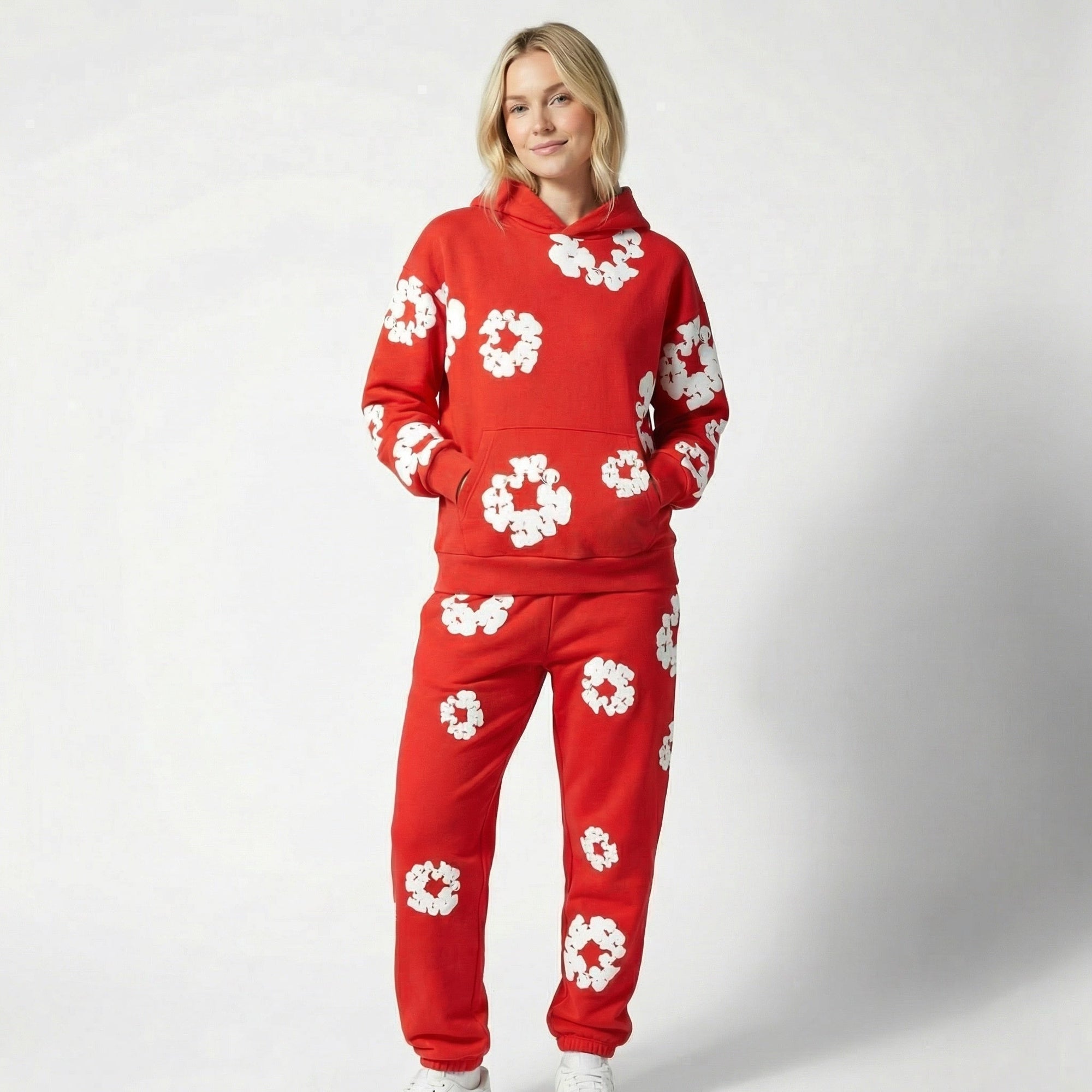 Women's 2-Piece Tracksuit Hoodie and Jogging Pants Set