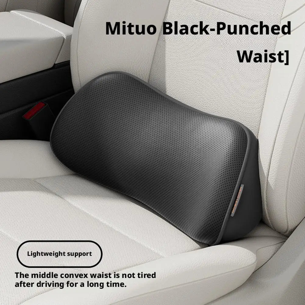 Lumbar Support Cushion Triangular Shape Non-Slip Breathable Car Seat Pillow
