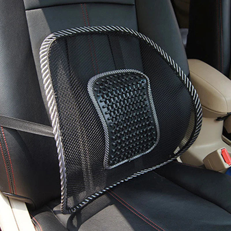 Car Back Cushion Lumbar Support Ergonomic Breathable Mesh