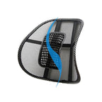 Car Back Cushion Lumbar Support Ergonomic Breathable Mesh