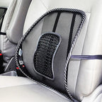 Car Back Cushion Lumbar Support Ergonomic Breathable Mesh