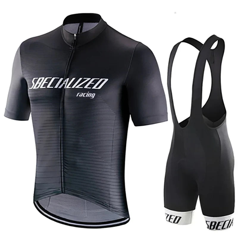 Cycling Jersey and Bib Shorts Set for Men Road Bike and MTB
