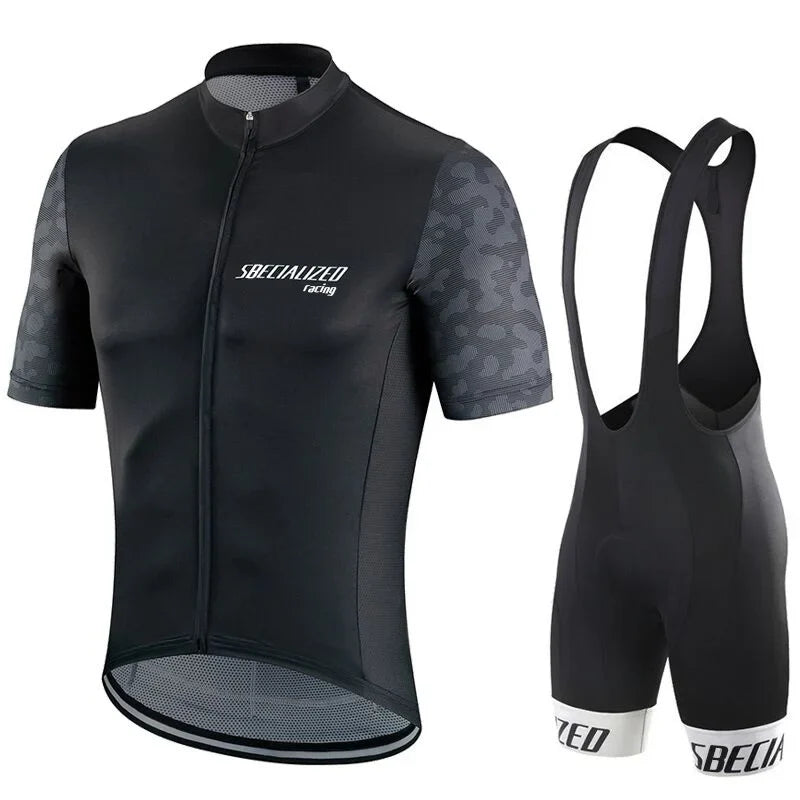 Cycling Jersey and Bib Shorts Set for Men Road Bike and MTB