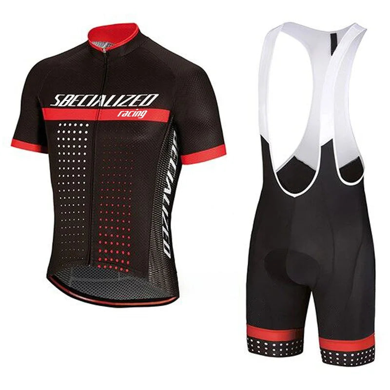 Cycling Jersey and Bib Shorts Set for Men Road Bike and MTB
