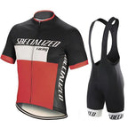 Cycling Jersey and Bib Shorts Set for Men Road Bike and MTB
