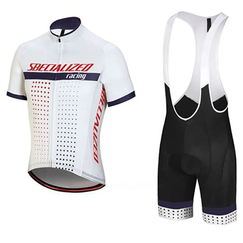 Cycling Jersey and Bib Shorts Set for Men Road Bike and MTB