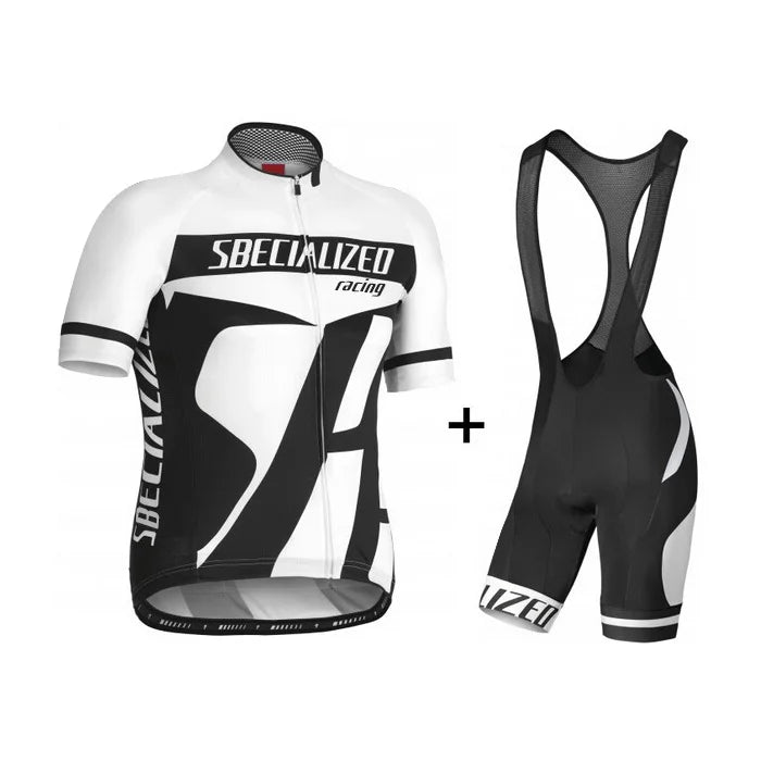 Cycling Jersey and Bib Shorts Set for Men Road Bike and MTB