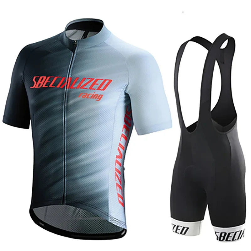 Cycling Jersey and Bib Shorts Set for Men Road Bike and MTB