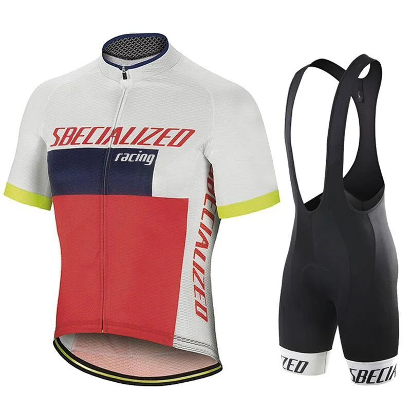 Cycling Jersey and Bib Shorts Set for Men Road Bike and MTB