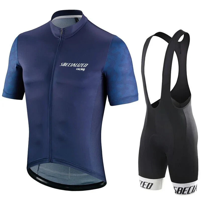 Cycling Jersey and Bib Shorts Set for Men Road Bike and MTB