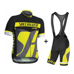 Cycling Jersey and Bib Shorts Set for Men Road Bike and MTB