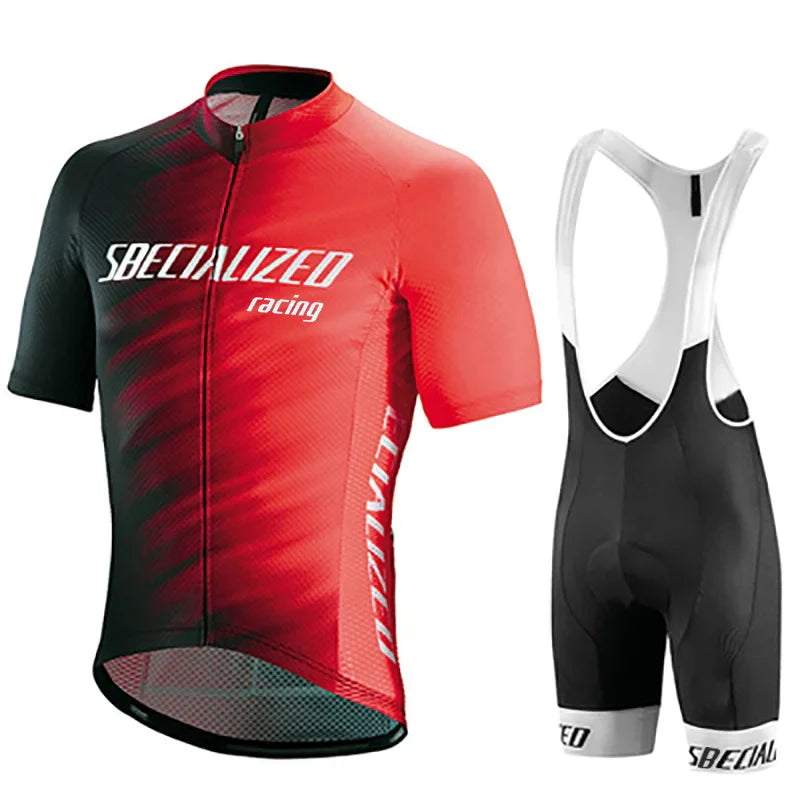 Cycling Jersey and Bib Shorts Set for Men Road Bike and MTB