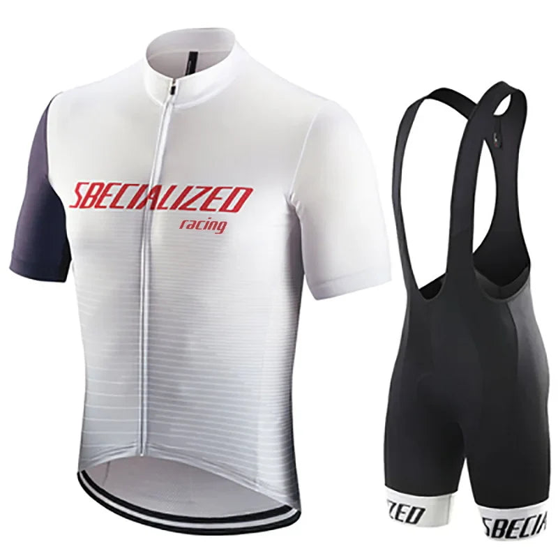 Cycling Jersey and Bib Shorts Set for Men Road Bike and MTB