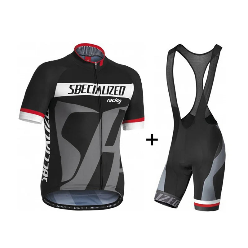 Cycling Jersey and Bib Shorts Set for Men Road Bike and MTB