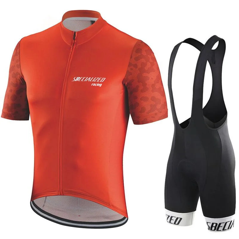 Cycling Jersey and Bib Shorts Set for Men Road Bike and MTB