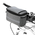 Insulated Bicycle Handlebar Bag with Reflective Strip and PVC Pocket