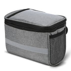 Insulated Bicycle Handlebar Bag with Reflective Strip and PVC Pocket
