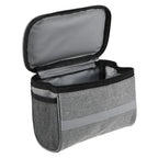 Insulated Bicycle Handlebar Bag with Reflective Strip and PVC Pocket