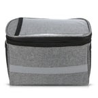 Insulated Bicycle Handlebar Bag with Reflective Strip and PVC Pocket