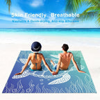 Beach Blanket XL Sand-Free Outdoor Picnic Blanket Lightweight