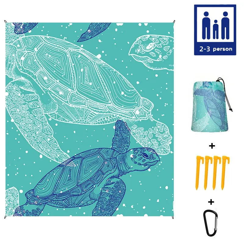 Beach Blanket XL Sand-Free Outdoor Picnic Blanket Lightweight