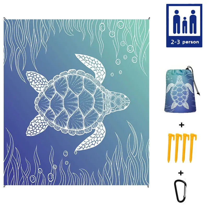 Beach Blanket XL Sand-Free Outdoor Picnic Blanket Lightweight