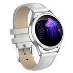 Ladies Smartwatch Stainless Steel Slim Circular Wrist Watch